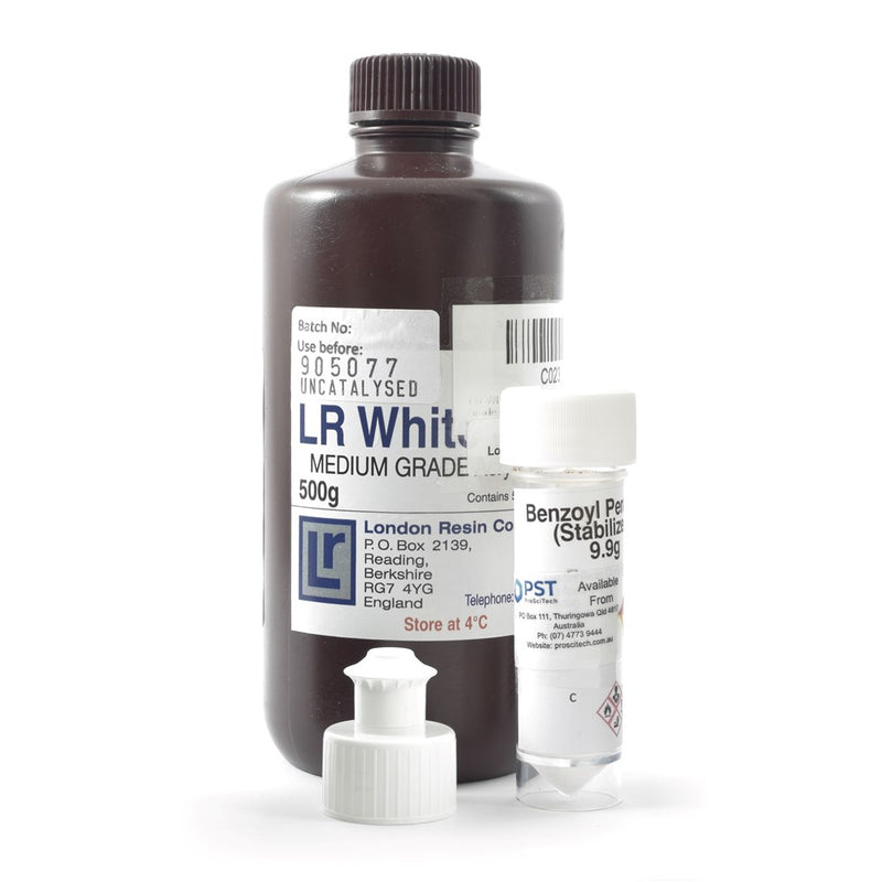 LR White resin only, UNCATALYSED, (DG)
