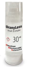 Uranyless EM stain in airless bottle