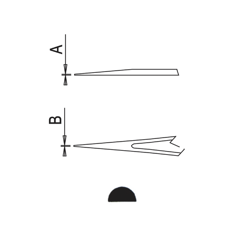 Dumont ergonomic tweezers style 3 ESD (EMS)