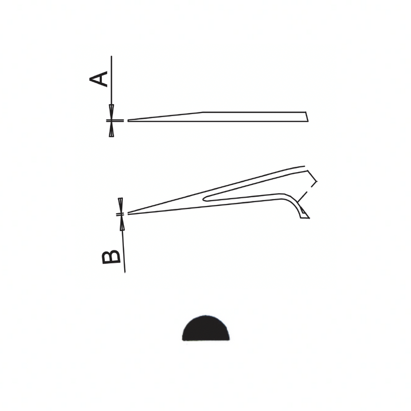 Dumont ergonomic tweezers style 5A ESD (EMS)