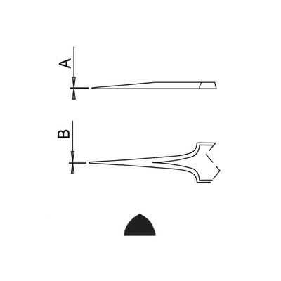 Dumont tweezers style L5