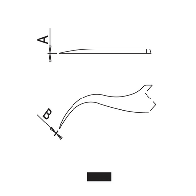 Dumont self-closing tweezers style N7