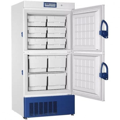 Upright ultra low temperature double-door freezer, -20C to -40C