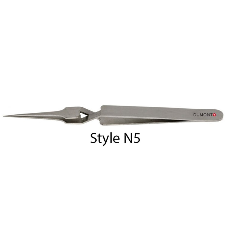 Dumont self-closing tweezers style N5