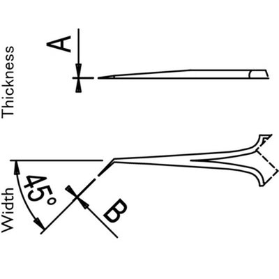 Dumont tweezers style 5/45