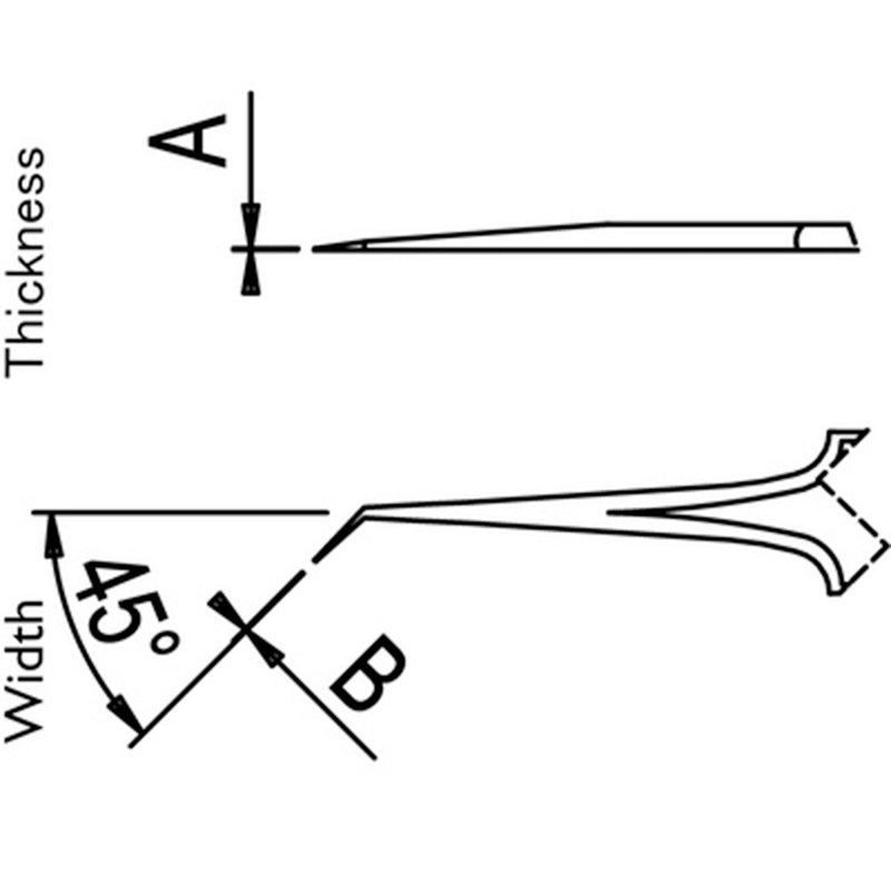 Dumont tweezers style 5/45