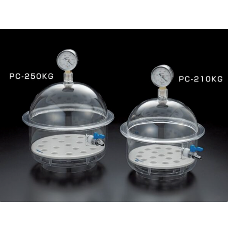 Polycarbonate vacuum desiccators