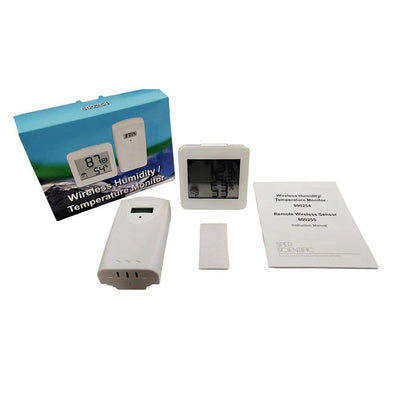 Wireless humidity/temperature monitor set