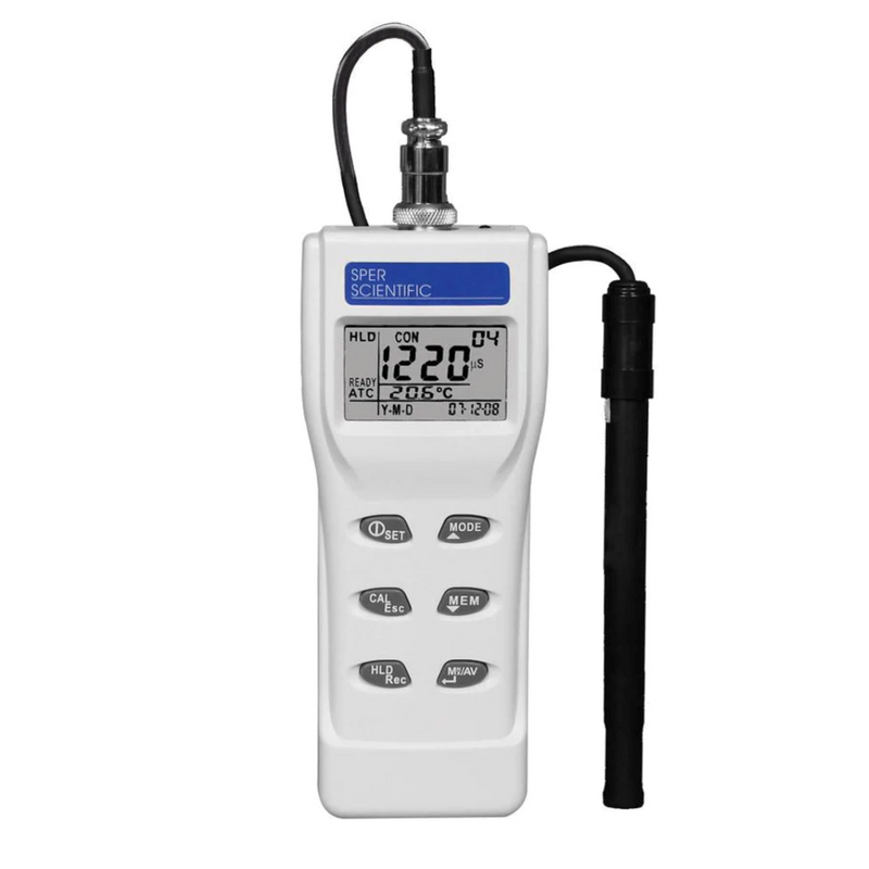 Water purity meter and replacement probe