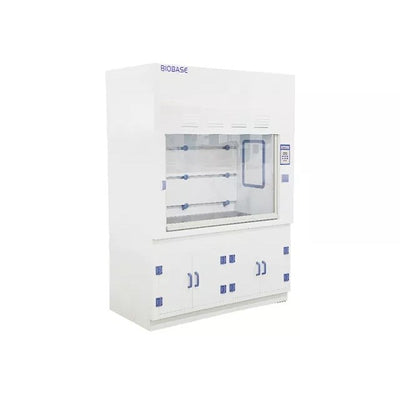 Ducted fume hoods, porcelain white PP, 220V