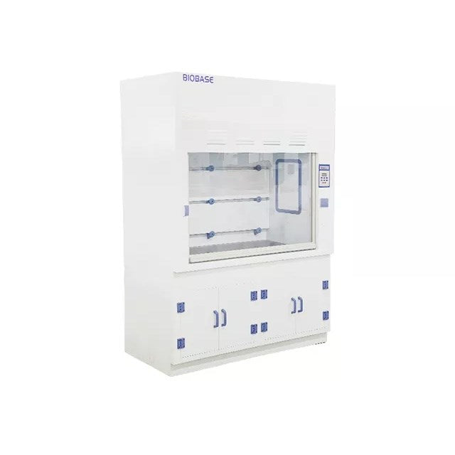 Ducted fume hoods, porcelain white PP, 220V