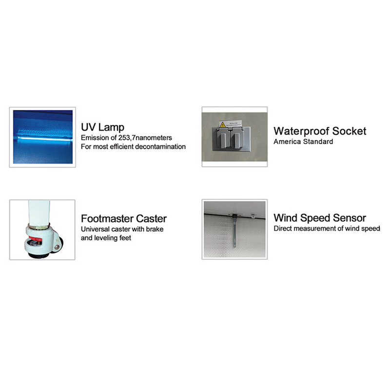 Vertical laminar flow safety cabinets, ELT certified