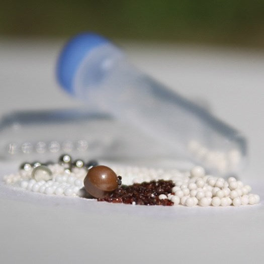 BeadBug and BeadBlaster tubes with screw caps