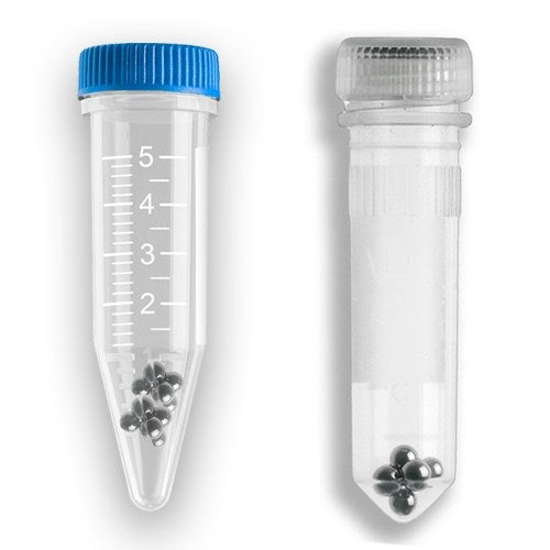 Stainless steel homogeniser beads