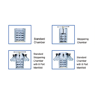 Laboratory freeze dryers, vertical 4kg/24h