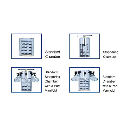Laboratory freeze dryers, vertical 4kg/24h