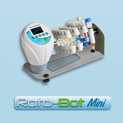 Roto-Bot programmable tube rotators