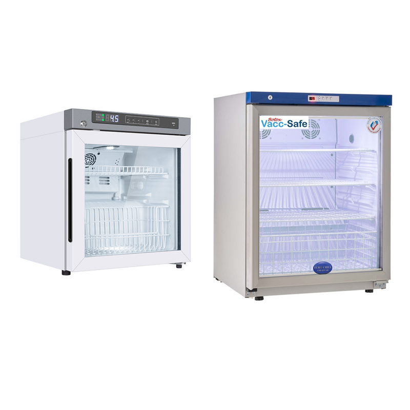 Vacc-Safe cosmetic refrigerators, +6 to +2C