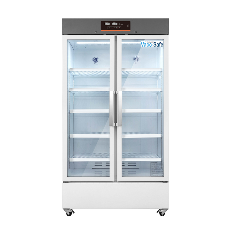 Vacc-Safe double-door medical refrigerator, +8 to +2C