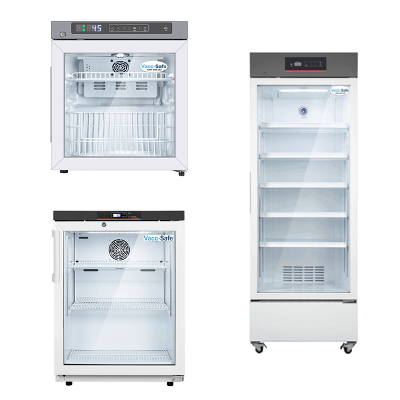 Vacc-Safe medical refrigerators, +8 to +2C