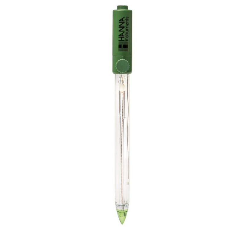 Glass pH electrode, semi-solids and emulsions