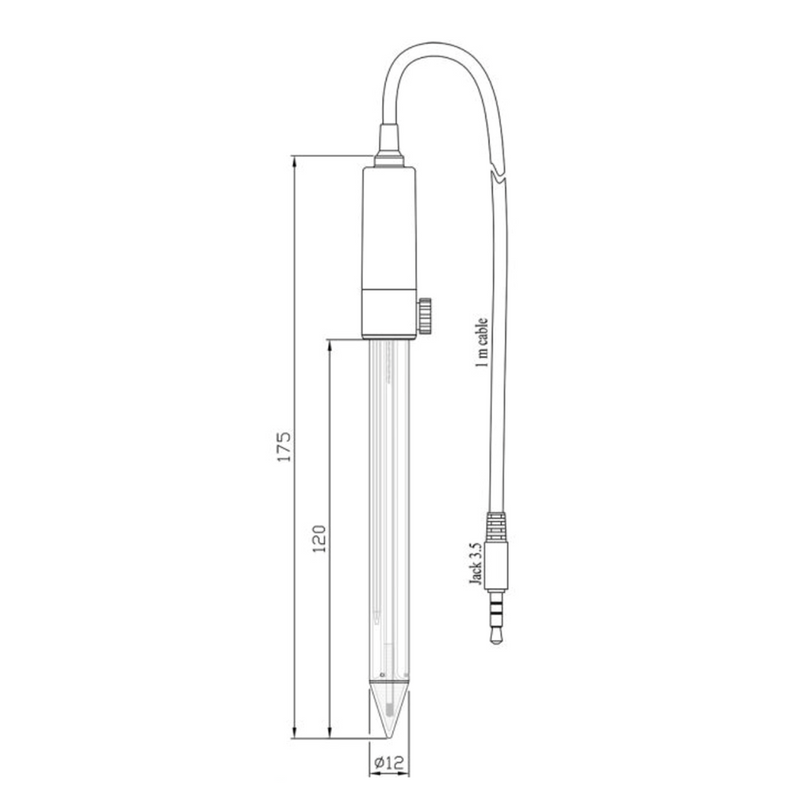 Glass pH electrode, semi-solids and emulsions