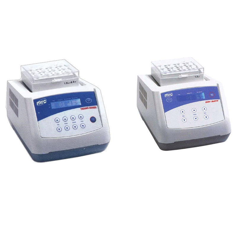 Digital cool-hot shaker dry baths and block inserts, -10 to +100C