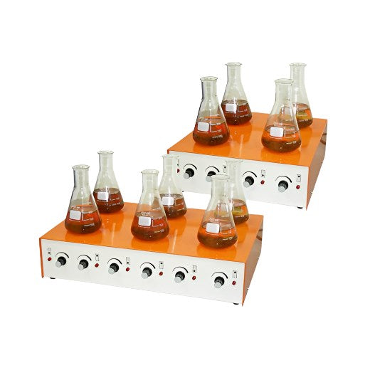 Multi-channel magnetic stirrers with independent control