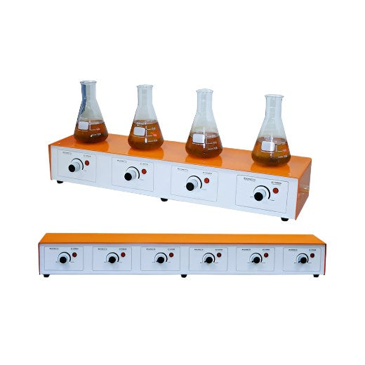Multi-channel magnetic stirrers with independent control