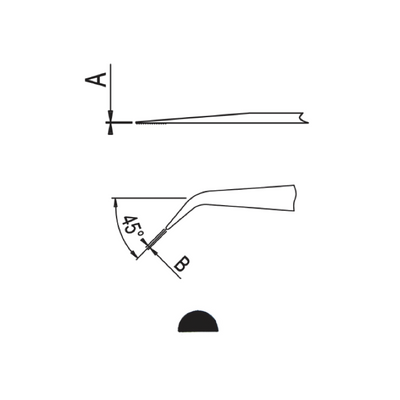 Dumont tweezers style 24/45 (EMS)