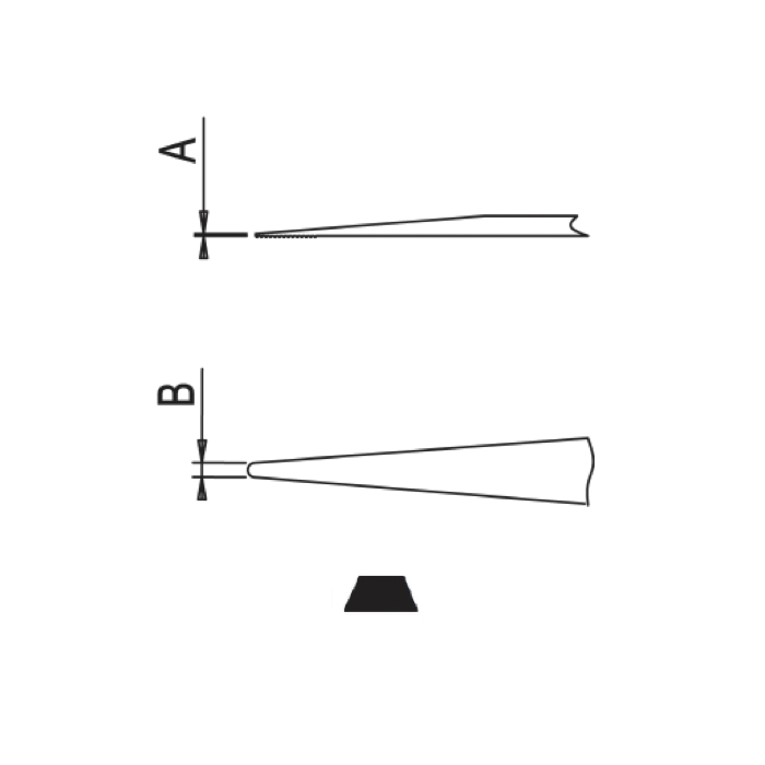 Dumont tweezers style 24 (EMS)
