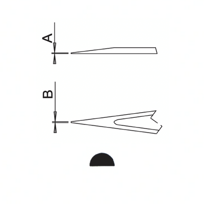 Dumont tweezers style 3C (EMS)