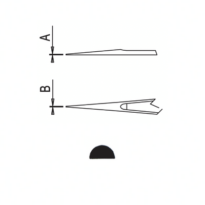 Dumont tweezers style 54 (EMS)