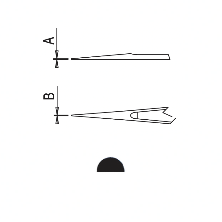 Dumont tweezers style 54 (EMS)