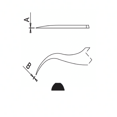 Dumont tweezers style 7A (EMS)