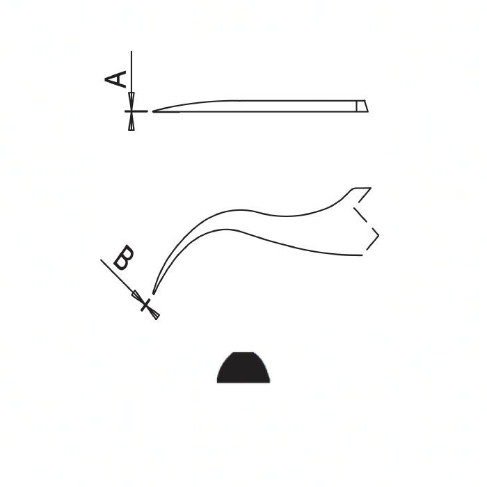 Dumont tweezers style 7XL (EMS)