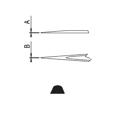 Dumont epoxy coated tweezers style AA SA ESD (EMS)