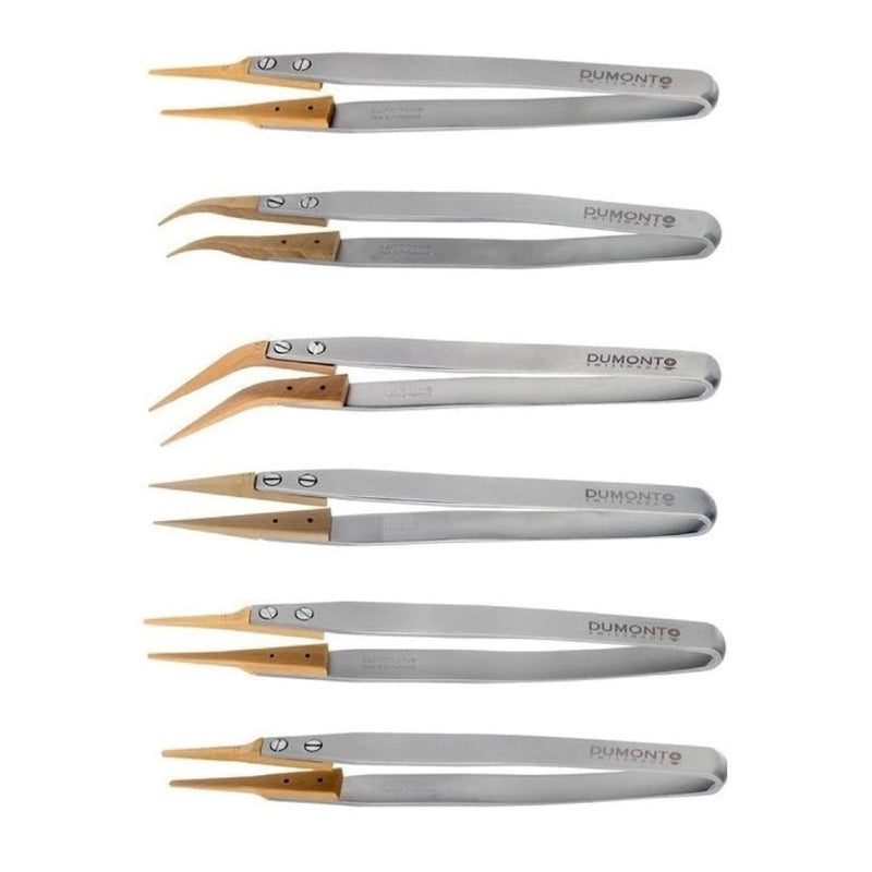 Dumont replaceable Buxus tip tweezers, WA1 handle (EMS)