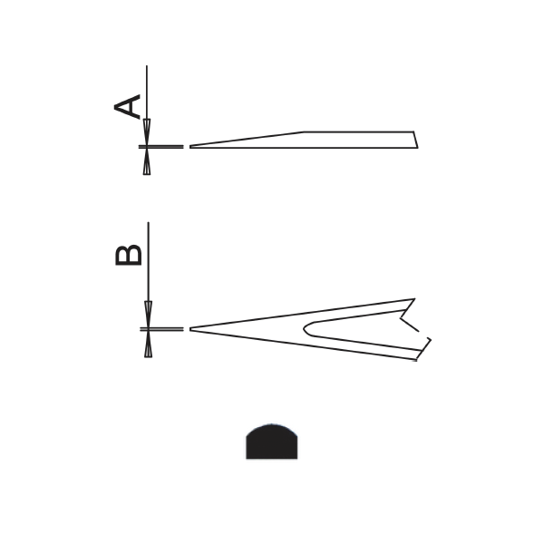 Dumont self-closing tweezers style N3C (EMS)