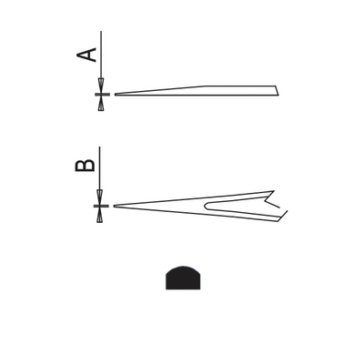 Dumont self-closing tweezers style N3 (EMS)