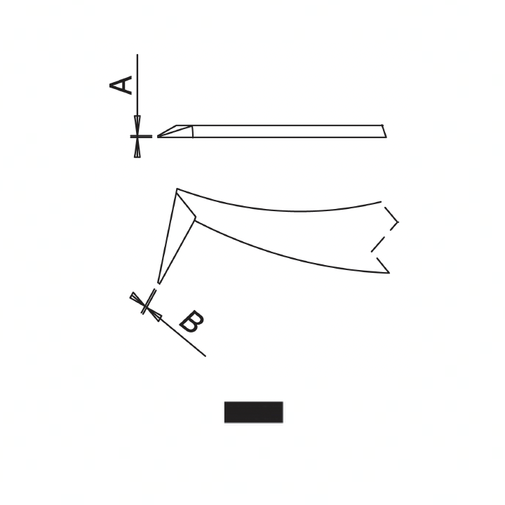 Dumont self-closing tweezers style N6 (EMS)