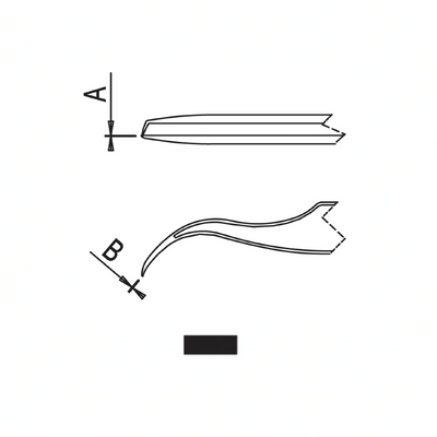 Dumont self-closing tweezers style N7AC (EMS)