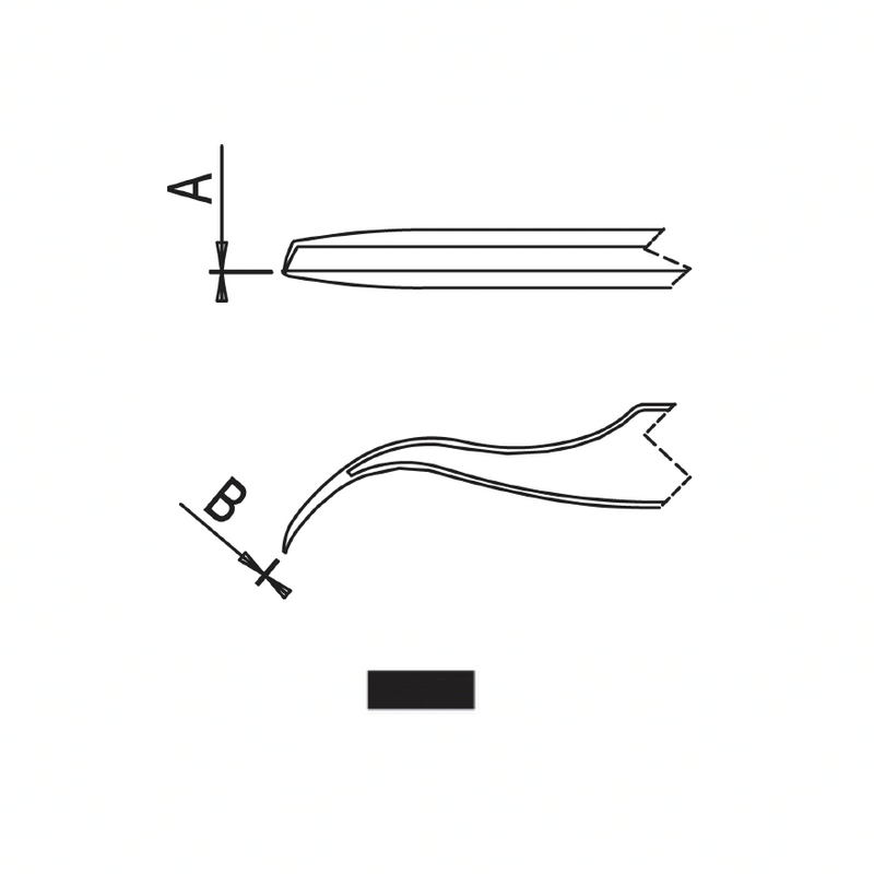 Dumont self-closing tweezers style N7AC (EMS)