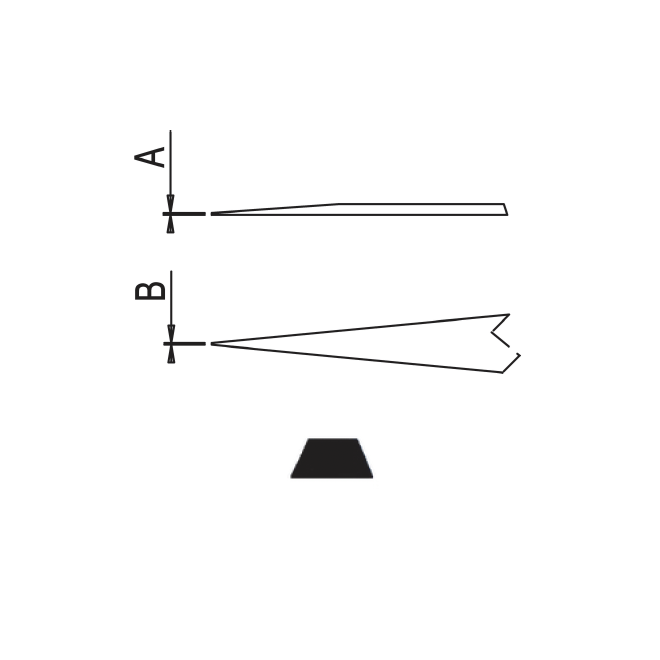Dumont tweezers style PP (EMS)