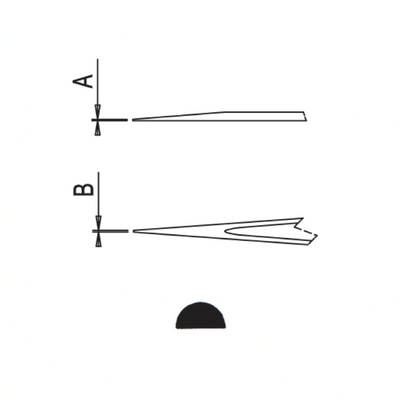 Dumont tweezers style SS140 (EMS)