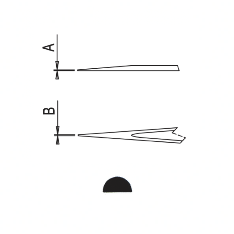 Dumont tweezers style SS140 (EMS)