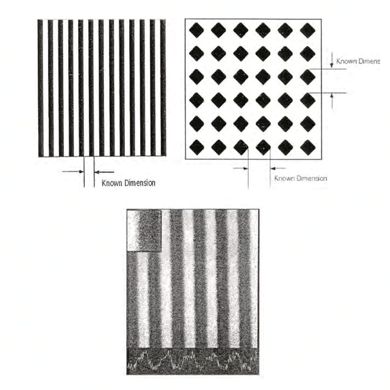 EMS submicron SEM calibration standards