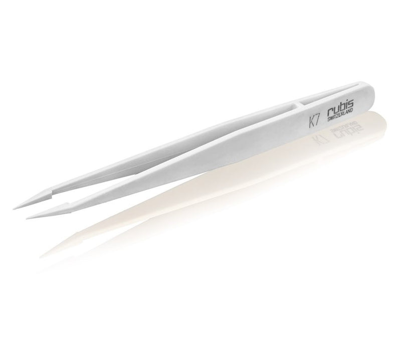 Rubis premium plastic tweezers, style K7