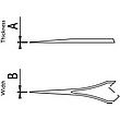 Dumont tweezers style 4 (EMS)