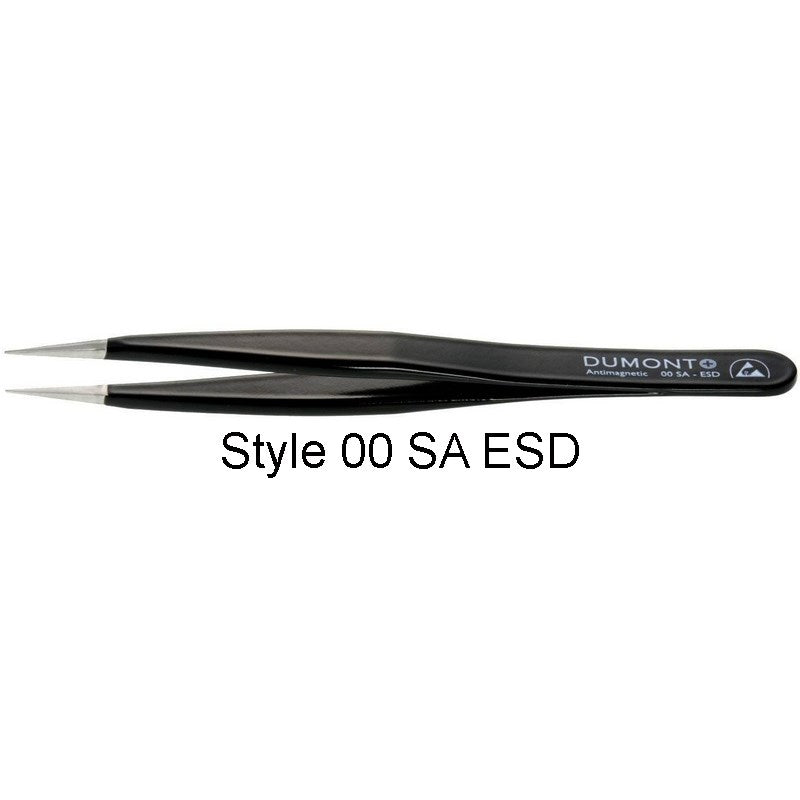 Dumont epoxy coated tweezers style 00 SA ESD (EMS)